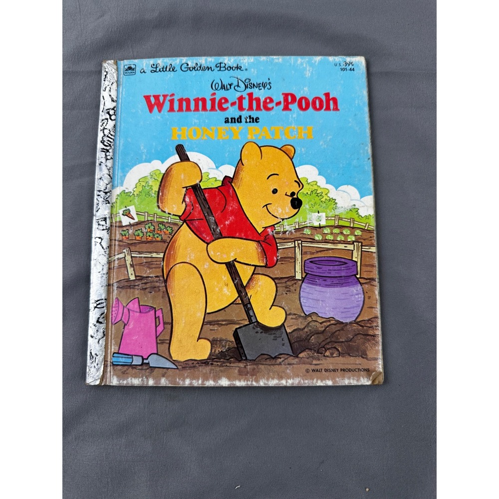 Vintage A Little Golden Book Winnie The Pooh And The Honey Patch 1981 #920